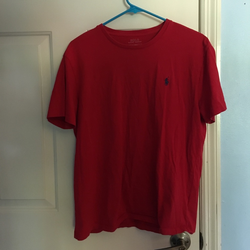 Red Ralph Lauren Polo Short Sleeve Tee